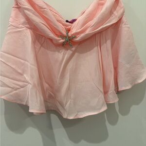 Edikted Pink Crop Top with Starfish Detail